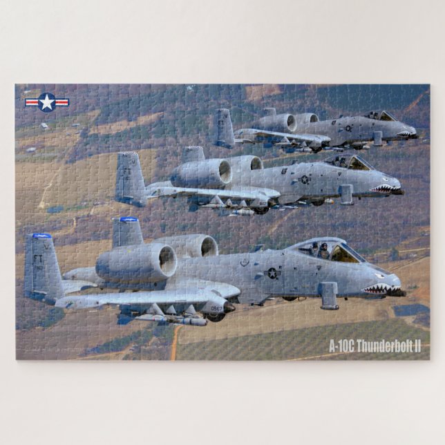 Puzzle A-10C THUNDERBOLT II (20 x 30 POUCES) (Horizontal)