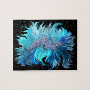Puzzle À l'école Dolphin