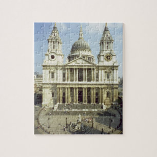 Puzzle À l'ouest avant de la cathédrale de St Paul, conçu