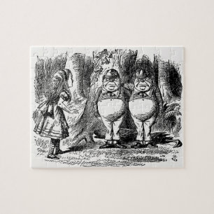 Puzzle A travers le miroir, Tweedledum & Tweedledee