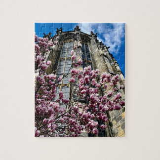 Puzzle Aachen Dom Magnolie