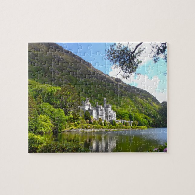 Puzzle Abbaye de Kylemore Connemara Galway Irlande. (Horizontal)