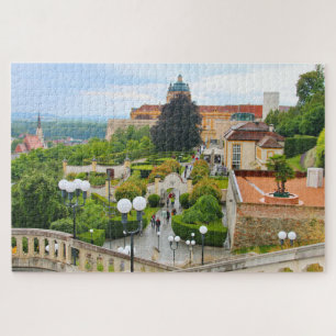 Puzzle Abbaye de Melk avec jardin et ville, Autriche
