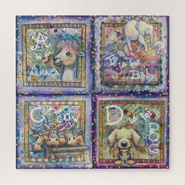 PUZZLE ABCD (Vertical)
