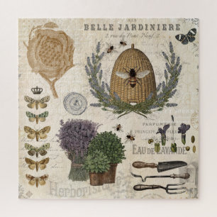 Puzzle Abeille Vintage française moderne