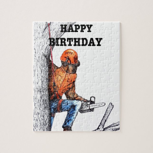 Puzzle Aboriste Arbre chirurgien Anniversaire cadeau prés (Vertical)