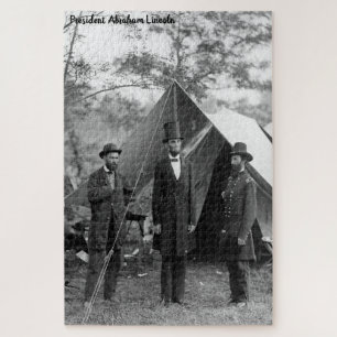 Puzzle Abraham Lincoln 16e président des États-Unis.