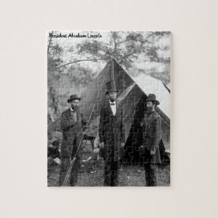 Puzzle Abraham Lincoln 16e président des États-Unis.