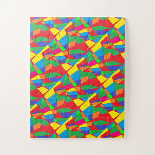 Puzzle Abstrait art chunky sports top Enfants