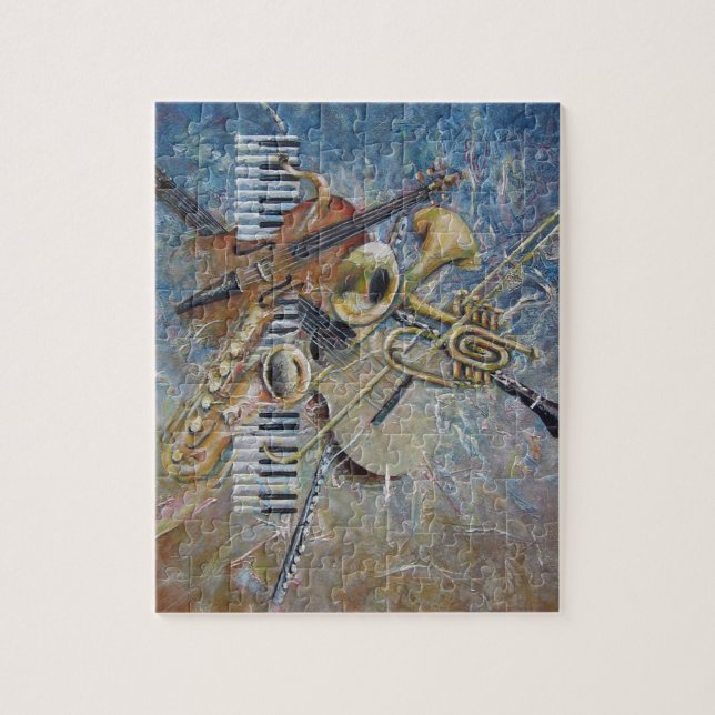 Puzzle abstrait de mélodie (Vertical)