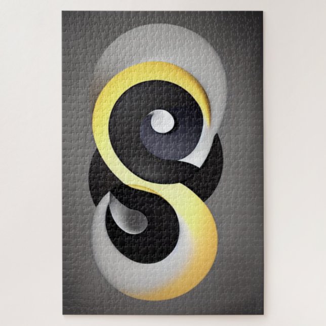 Puzzle Abstrait Enso (Vertical)