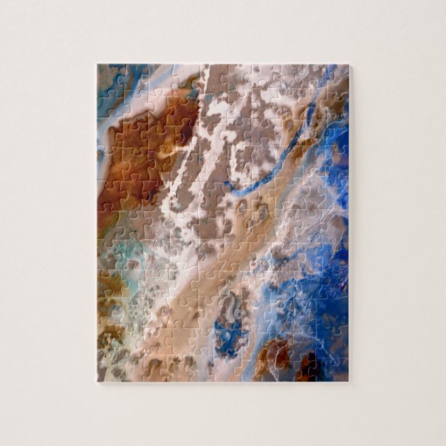 Puzzle Abstrait plage de sable motif motif en mousse d'ea (Vertical)
