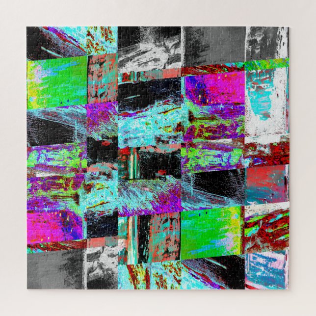 Puzzle – Abstrakter Raster (Vertikal)