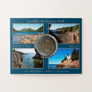 Puzzle Acadia Cadillac Mountain Marker Photo personnalis