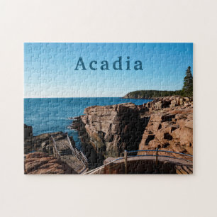 Puzzle Acadia National Park Custom Photo Thunder Hole