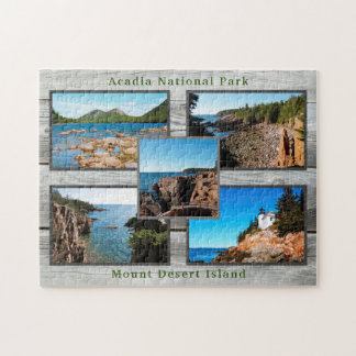 Puzzle Acadia Rustic Wood Meilleures vues Parc national