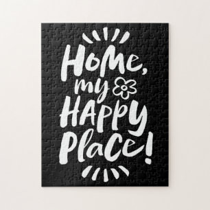 Puzzle ACCUEILLE mon Happy Place ! Abri en place - Élégan