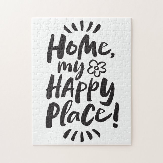 Puzzle ACCUEILLIR mon endroit heureux!  Abri en place - G (Vertical)