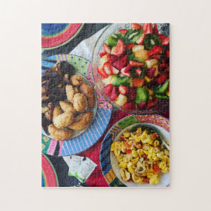 Puzzle Ackee, Dumplins, Plantains & Fruit Jamaïque