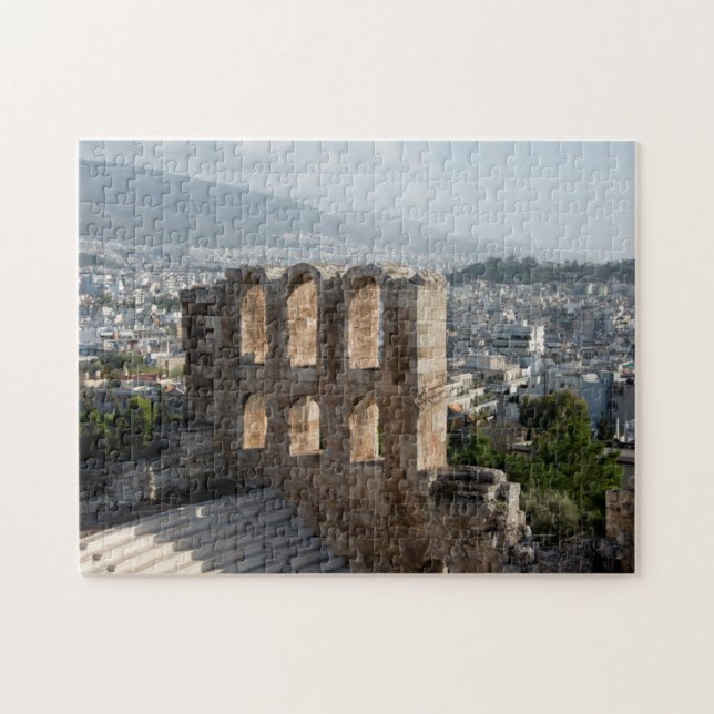 Puzzle Acropole Ruines antiques surplombant Athènes (Horizontal)