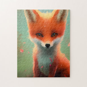 Puzzle Adorable Renard rouge