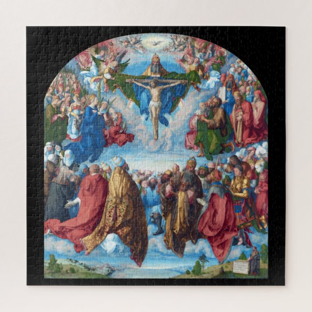 Puzzle Adoration de la Trinité, Albrecht Durer (Vertical)