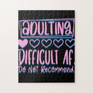 Puzzle Adulte Adulte Difficile AF Ne Recommanderait Pas