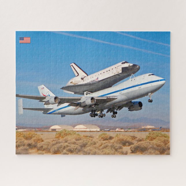 Puzzle AÉRONEF DE TRANSPORT DE NAVETTE 747 ESPACES (16x20 (Horizontal)