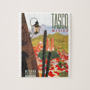 Puzzle Affiche 1950 de voyage de Tasco Mexique