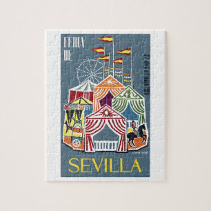 Puzzle Affiche 1960 de festival de l'Espagne Séville