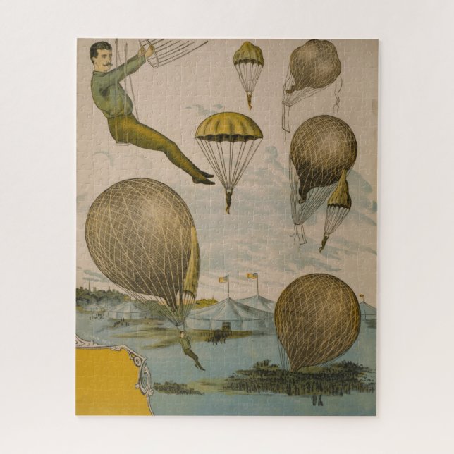 Puzzle Affiche De Cirque D'Un Ballon Aérien (Vertical)