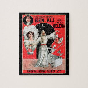 Puzzle Affiche de magie vintage, le Grand Original Ben Al