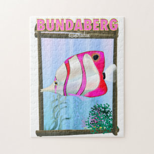 Puzzle Affiche de voyage à Bundaberg Australie