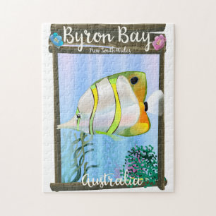 Puzzle Affiche de voyage à Byron Bay Australie.