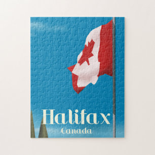 Puzzle Affiche de voyage à Halifax Canada