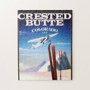 Puzzle Affiche de voyage Crested Butte Colorado