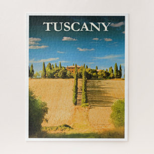 Puzzle Affiche de voyage en Toscane, Italie