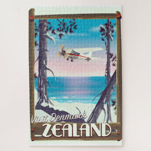Puzzle Affiche de voyage en Zélande Danemark