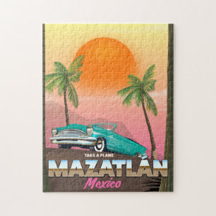 Puzzle Affiche de voyage Mazatlán Mexique
