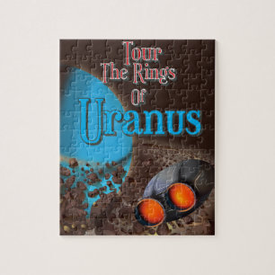 Puzzle Affiche de voyage pour les anneaux d'Uranus