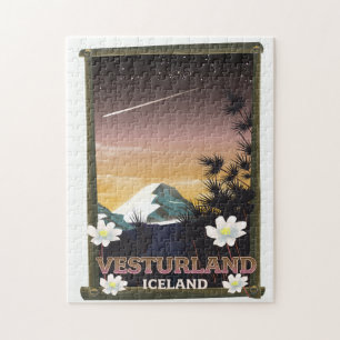 Puzzle Affiche de voyage Vesturland Islande