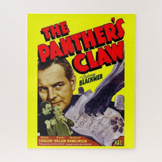Puzzle Affiche du film The Panther's Claw en 1942 (Vertical)