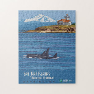 Puzzle Affiche du monument national des îles San Juan