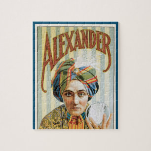 Puzzle Affiche Magique Vintage, Alexander, l'Homme Qui Sa