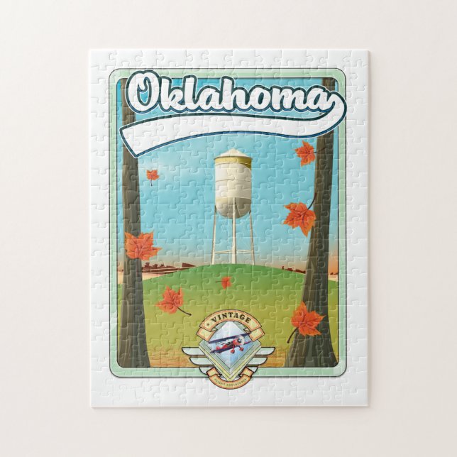 Puzzle Affiche Oklahoma Travel (Vertical)
