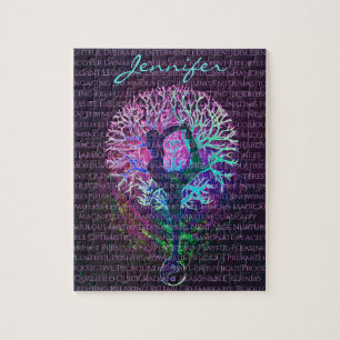 Puzzle Affirmation de mots positifs personnalisés Ajoute