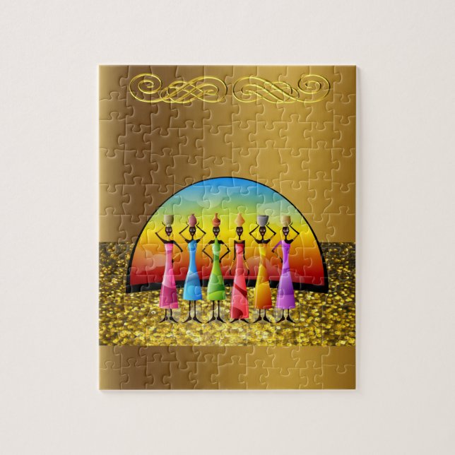 Puzzle africain (Vertical)