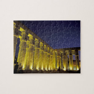 Puzzle Afrique, Egypte, Louxor. Cour solaire d'Amenhotep