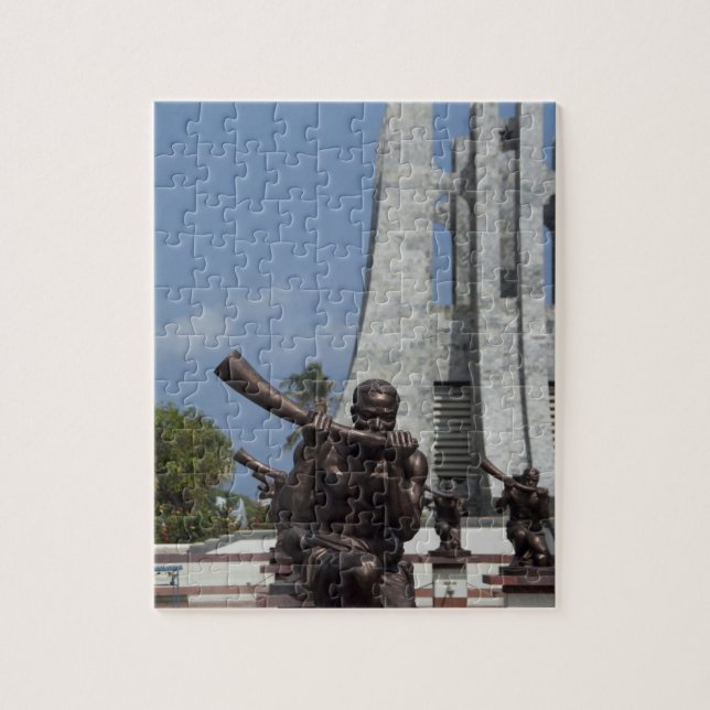 Puzzle Afrique, Ghana, Accra. Mausolée de Nkrumah, finale (Vertical)