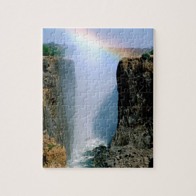 Puzzle Afrique, Zambie, Victoria Falls National Park. (Vertical)